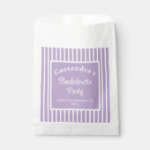 Sachets En Papier Bachelorette Party Retro Modern LightPurple Classy (Devant)