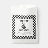 Sachets En Papier Bad Two The Bone Skeleton 2e fête d'anniversaire (Devant)