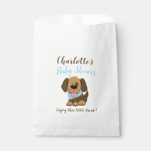 Sachets En Papier Baguettes de Baby shower de Chien Chien Chien Chie