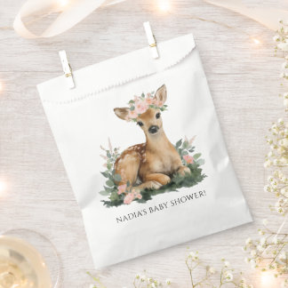 Sachets En Papier Bain de bébé aquarelle faon d'été