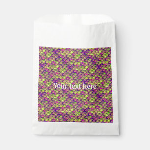Sachets En Papier Balances violettes et vertes