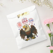 Sachets En Papier Bald Eagle avec Fireworks - USA 250 ans 1776-2026 (Scellé)
