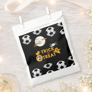 Sachets En Papier Balle de soccer sur l'halloween fantôme de l'arai