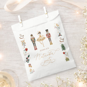 Sachets En Papier Ballerina anniversaire de enfant de Nutcracker en 