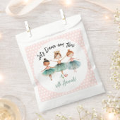 Sachets En Papier Ballerina Ballet fille d'anniversaire (Coupé)