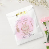 Sachets En Papier Ballet rose anniversaire merci pour (Scellé)