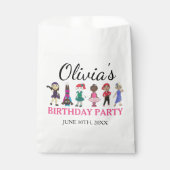 Sachets En Papier Ballet Tap Jazz Acro Lyrique Danseur Anniversaire (Devant)