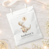 Sachets En Papier Ballons d'anniversaire de Dinosaur (Coupé)