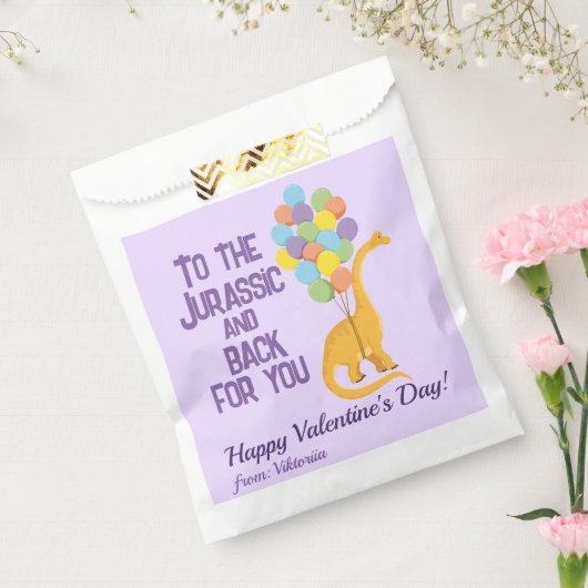 Sachets En Papier Ballons de dinosaure pour filles mignonnes Valenti (Scellé)