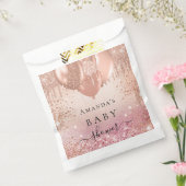 Sachets En Papier Ballons d'or rose baby shower (Scellé)