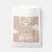 Sachets En Papier Balloon Ours Teddy Bearly Wait Baby Girl Douche (Devant)