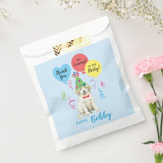 Sachets En Papier Balloons de fête d'anniversaire Great Pyrenees Fav (Scellé)