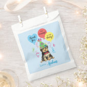 Sachets En Papier Balloons de fête d'anniversaire Yorkie (Coupé)