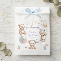 Balloons en forme d'ours en peluche pastel mignon