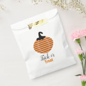 Sachets En Papier Bandes Citrouilles géométriques d'Halloween (Scellé)
