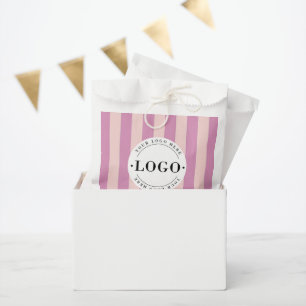 Sachets En Papier Bandes colorées Entreprise Promotion d'entreprise