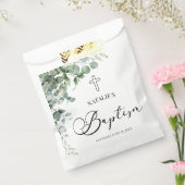 Sachets En Papier Baptême botanique Feuille d'Eucalyptus vert (Scellé)