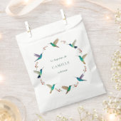 Sachets En Papier Baptême de colibri (Coupé)