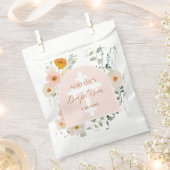 Sachets En Papier Baptême de l'arc fleur sauvage (Coupé)