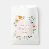 Sachets En Papier Baptême de l'arc fleur sauvage (Devant)