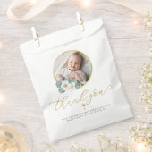 Sachets En Papier Baptême Favoriser Sac avec message Merci (Coupé)