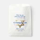Sachets En Papier Bar Mitzvah Star De David Ribbon (Devant)