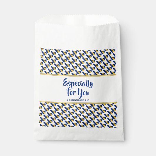 Sachets En Papier BARBADOS Christian Custom Merci Party (Devant)