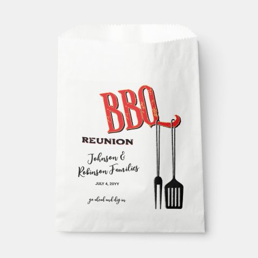 Sachets En Papier Barbecue  (Devant)