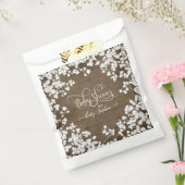 Sachets En Papier Barne Rustique Bois Blanc Boho Baby shower Floral (Scellé)