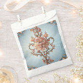 Sachets En Papier Baroque Rose   Favour Bag (Coupé)
