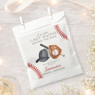 Sachets En Papier Base-ball Dernier Tour de Bal avant la Baby Shower