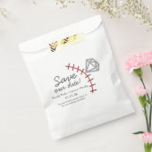 Sachets En Papier Baseball Homerun Diamant Gem  Save The Date     (Scellé)