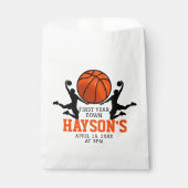 Sachets En Papier Basketball première année bas 1er anniversaire (Devant)