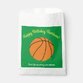 Sachets En Papier Basketball Sports Anniversaire (Devant)