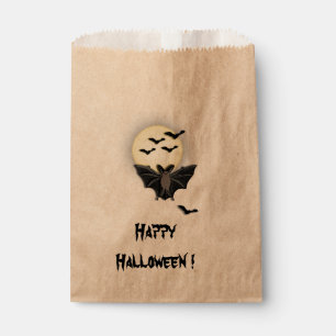 Sachets En Papier Bat halloween