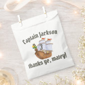 Sachets En Papier Bateau Pirate Anniversaire des enfants (Coupé)