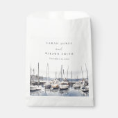 Sachets En Papier Bateaux côtiers en boue à Harbour Mariage (Devant)