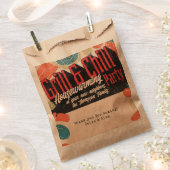 Sachets En Papier BBQ Thanksgiving Ami-Action ménagère (Coupé)