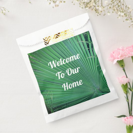 Sachets En Papier Beach House Location de feuille tropicale Bienvenu (Scellé)