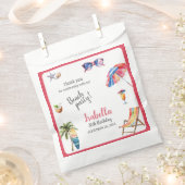 Sachets En Papier Beach Party Tropical Summer (Coupé)