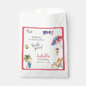 Sachets En Papier Beach Party Tropical Summer (Devant)