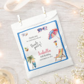 Sachets En Papier Beach Party Tropical Summer (Coupé)