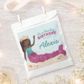 Sachets En Papier Beachday Mermaid Ballotin rose Turquoise (Coupé)