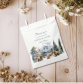 Sachets En Papier Bear Adventure Winter Snow Mountain Baby shower