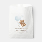 Sachets En Papier Bearly Wait Dusty Blue Teddy Bear (Devant)