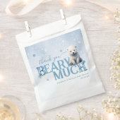 Sachets En Papier Bearly Wait Polar Bear Winter Modern (Coupé)