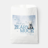 Sachets En Papier Bearly Wait Polar Bear Winter Modern (Devant)