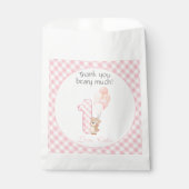 Sachets En Papier Beary First Teddy Bear fête d'anniversaire (Devant)