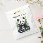 Sachets En Papier Beau Aquarelle Panda Bear Merci (Scellé)