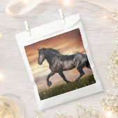 Sachets En Papier Beau Cheval Noir (Coupé)